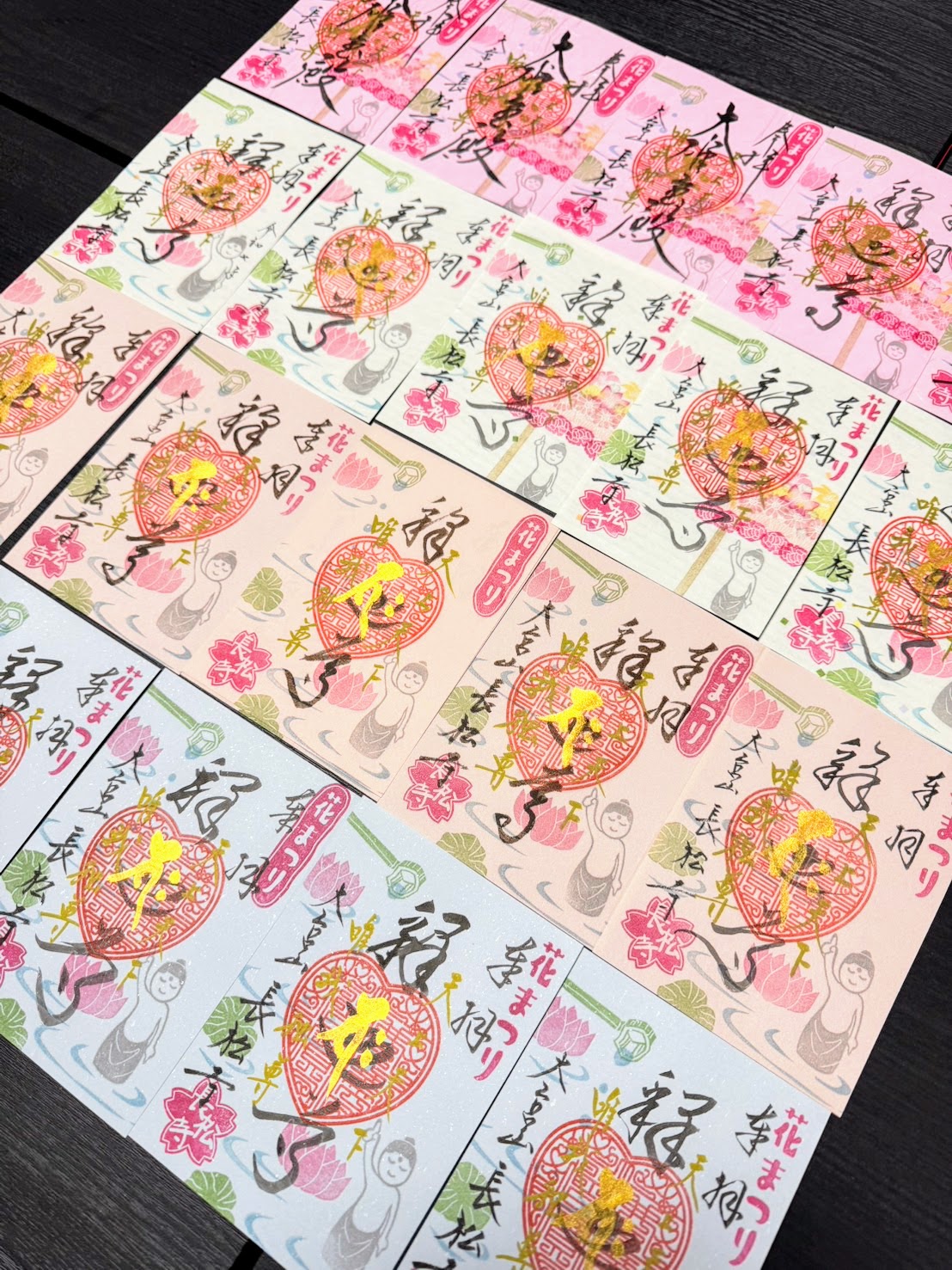 花まつりの御朱印作品